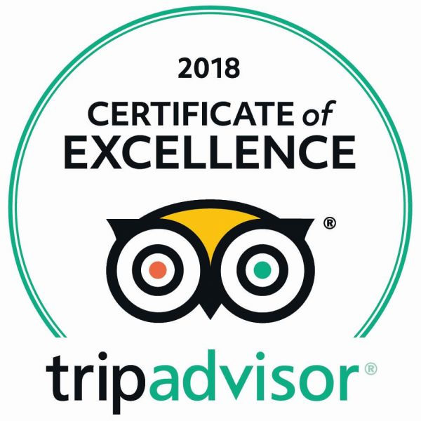 TripAdvisor Certificate of Excelence 2018 Potidea Palace Hotel