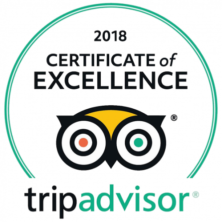 TripAdvisor Certificate of Excelence 2018 Potidea Palace Hotel